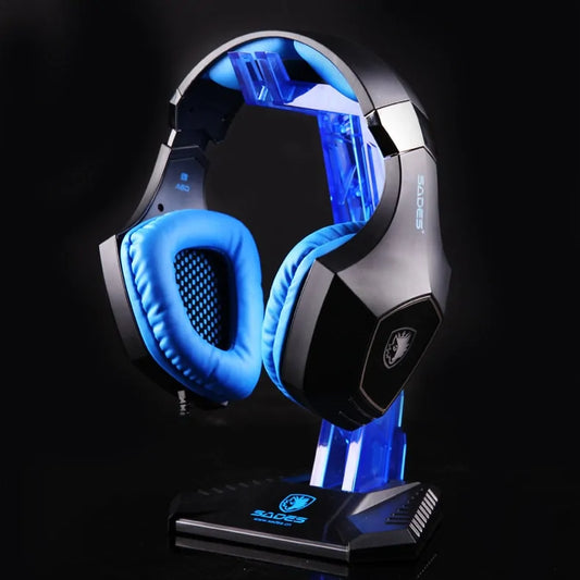 GearGuard™ Universal Gaming Headset Stand – Stylish, Multifunctional, and Secure